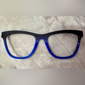 Pair Eyewear Black and Blueberry Gradient topper for Harper frames